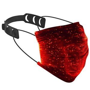 LED Light up Face Mask 7 Color Lights USB Rechargeable Multi Light Face Cover